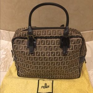 Authentic Vintage Fendi Boston Bag